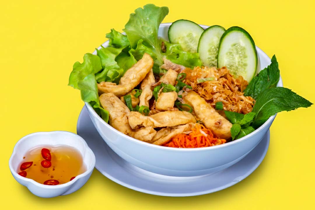 Tofu vermicelli salad